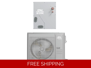 C&H 48K-Btu Cased Coil Mini Split AC X-TREME H-Heat Pump (-22°F) 15.2 SEER2/10 EER/8.8 HSPF